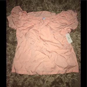 Brand New off the shoulder shirt
